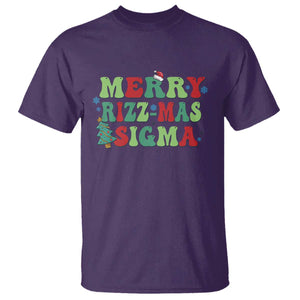 Merry Rizz Mas Sigmas T Shirt TS09 Purple Print Your Wear