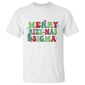 Merry Rizz Mas Sigmas T Shirt TS09 White Print Your Wear