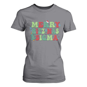 Merry Rizz Mas Sigmas T Shirt For Women TS09 Charcoal Print Your Wear