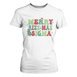 Merry Rizz Mas Sigmas T Shirt For Women TS09 White Print Your Wear