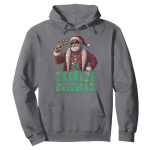 Funny Xmas Hoodie Skibidi Rizzmas Cool Santa Gangsta TS09 Charcoal Print Your Wear