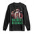 Funny Xmas Long Sleeve Shirt Skibidi Rizzmas Cool Santa Gangsta TS09 Black Print Your Wear