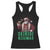 Funny Xmas Racerback Tank Top Skibidi Rizzmas Cool Santa Gangsta TS09 Black Print Your Wear