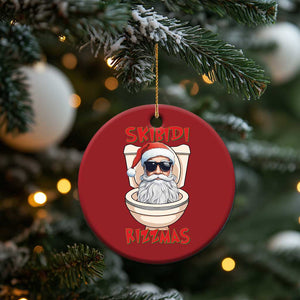 Funny Skibidi Rizzmas Santa Toilet Meme Christmas Ornament TS09 Print Your Wear