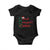 Funny Xmas Baby Onesie Nice Naughty Skibidi TS09 Black Print Your Wear