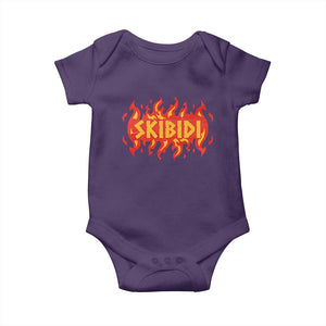 Funny Skibidi Baby Onesie TS09 Purple Print Your Wear