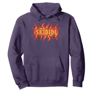 Funny Skibidi Hoodie TS09 Purple Print Your Wear