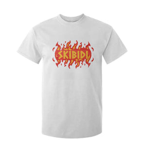 Funny Skibidi T Shirt For Kid TS09 White Print Your Wear