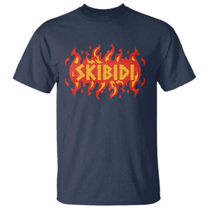 Funny Skibidi T Shirt TS09 Navy Print Your Wear