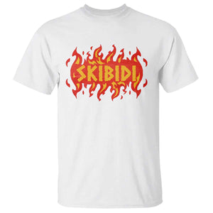 Funny Skibidi T Shirt TS09 White Print Your Wear