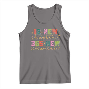 Happy New Year Tank Top 12 New Chapters 365 New Chances TS09 Deep Heather Print Your Wear
