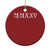 Happy New Year 2025 Christmas Ornament MMXXV Roman Numerals TS09 Print Your Wear