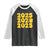 Funny Happy New Year 2025 Raglan Shirt TS09 Black White Print Your Wear