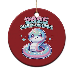 Year Of The Snake 2025 Christmas Ornament Cute Snake Happy New Year TS09 Print Your Wear