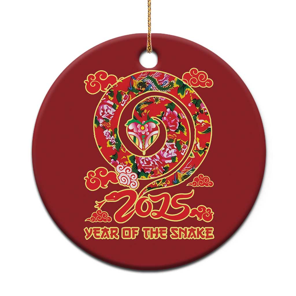 Lunar New Year 2025 Christmas Ornament Year Of The Snake China Traditional TS09 Print Your Wear