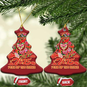 Lunar New Year 2025 Christmas Ornament Year Of The Snake China Traditional TS09 Christmas Tree Red Print Your Wear