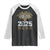 Year Of The Snake 2025 Raglan Shirt Happy New Year Chinese China TS09 Black White Print Your Wear