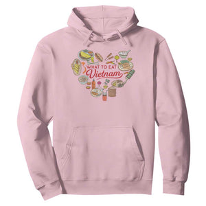 Vietnamese Food Lover Hoodie What To Eat In Vietnam Viet Nam TS09 Light Pink Print Your Wear