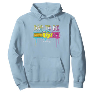 New Dad 2025 Hoodie Loading Dad To Be Est 2025 TS09 Light Blue Print Your Wear