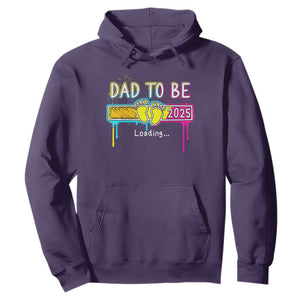 New Dad 2025 Hoodie Loading Dad To Be Est 2025 TS09 Purple Print Your Wear