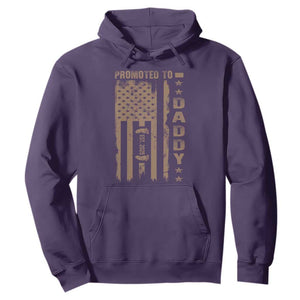 New Dad 2025 Hoodie Promoted To Daddy Est 2025 TS09 Purple Print Your Wear