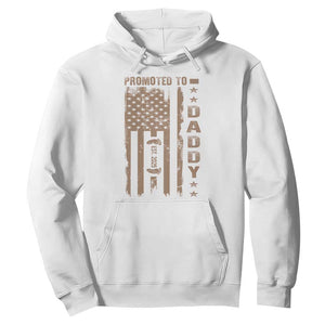 New Dad 2025 Hoodie Promoted To Daddy Est 2025 TS09 White Print Your Wear