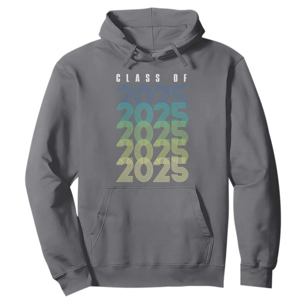 Graduation Hoodie Class Of 2025 Retro TS09 Charcoal Print Your Wear
