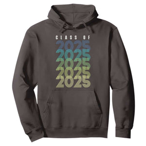Graduation Hoodie Class Of 2025 Retro TS09 Dark Chocolate Print Your Wear