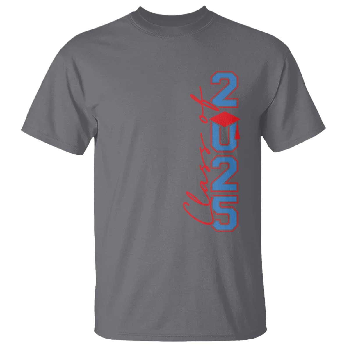 Graduation Class Of 2025 T Shirt TS09 Charcoal Print Your Wear
