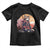 Japanese Samurai Cat Toddler T Shirt Floral Warrior Geisha Woman Tokyo Anime TS09 Black Print Your Wear