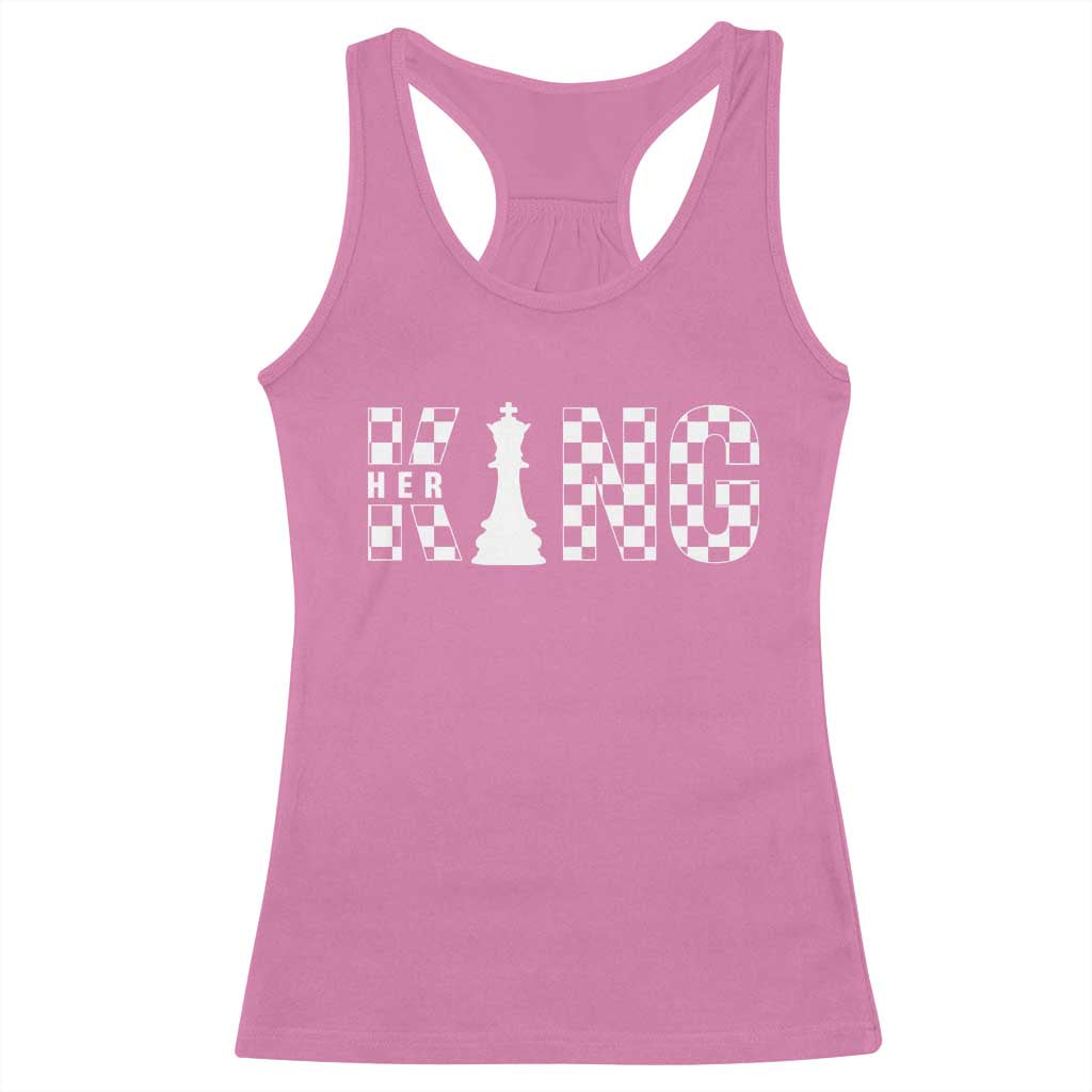 Her King Chess Couple Matching Racerback Tank Top TS09 Azalea Print Your Wear