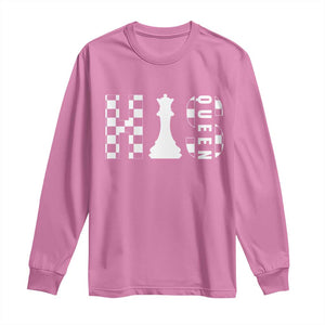 His Queen Chess Couple Matching Long Sleeve Shirt TS09 Azalea Print Your Wear