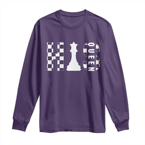 His Queen Chess Couple Matching Long Sleeve Shirt TS09 Purple Print Your Wear