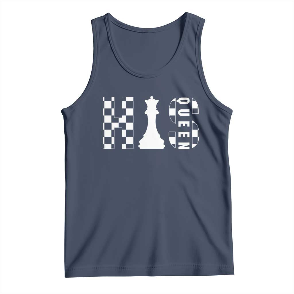 Couple Matching Chess His Queen Tank Top TS09 Navy Print Your Wear