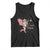 Funny Valentine's Day Tank Top It's Love Time Cowboy Cupid TS09 Black Print Your Wear