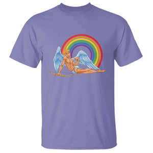 Funny Valentine's Day LGBT Cupid T Shirt TS09 Violet Print Your Wear