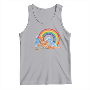 Funny Valentine's Day LGBT Cupid Tank Top TS09 Athletic Heather Print Your Wear