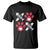 Valentine's Day Cat Lover T Shirt Cute Kitten Paw XO TS09 Black Print Your Wear