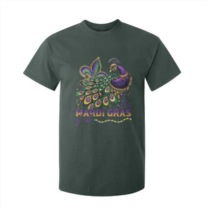 Mardi Gras T Shirt For Kid Its Mardi Gras Y'all Peacock Costume TS09 Dark Forest Green Print Your Wear
