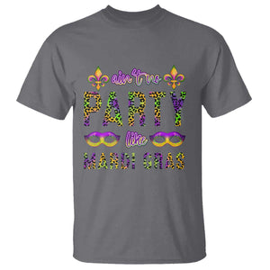 Ain't No Party Like Mardi Gras T Shirt TS09 Charcoal Print Your Wear