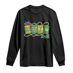 Mardi Gras La Weezy Ana Long Sleeve Shirt TS09 Black Print Your Wear