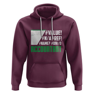 Funny Accountant Errors In Excel Hoodie TS09 Maroon Printyourwear