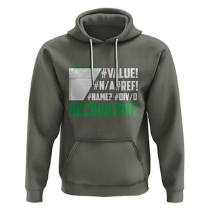 Funny Accountant Errors In Excel Hoodie TS09 Military Green Printyourwear