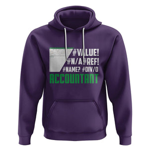 Funny Accountant Errors In Excel Hoodie TS09 Purple Printyourwear