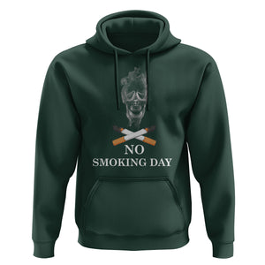 No Smoking Day World No Tobacco Hoodie TS09 Dark Forest Green Print Your Wear