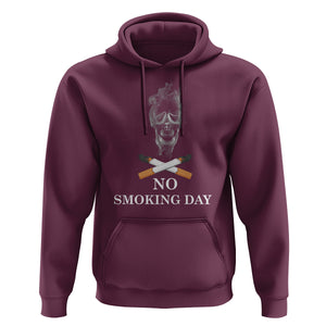No Smoking Day World No Tobacco Hoodie TS09 Maroon Print Your Wear