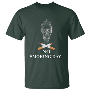 No Smoking Day World No Tobacco T Shirt TS09 Dark Forest Green Print Your Wear