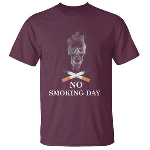 No Smoking Day World No Tobacco T Shirt TS09 Maroon Print Your Wear