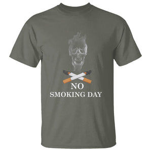 No Smoking Day World No Tobacco T Shirt TS09 Military Green Print Your Wear