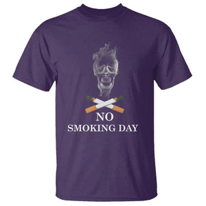 No Smoking Day World No Tobacco T Shirt TS09 Purple Print Your Wear